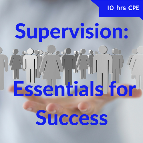 Supervision: Essentials for Success CPE course