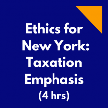 Ethics for New York - Taxation