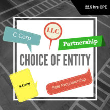 Choice of Entity CPE Course