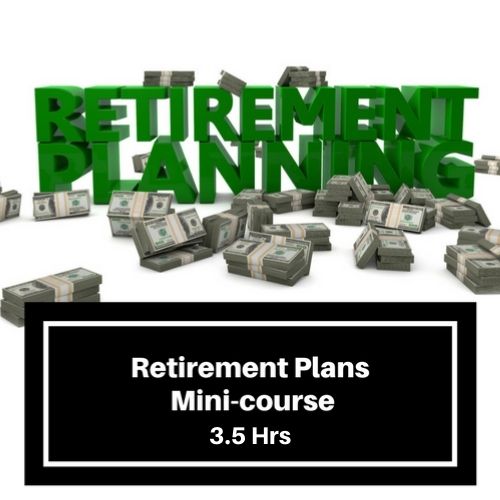 Retirement Plans 3.5 hr CPE Course